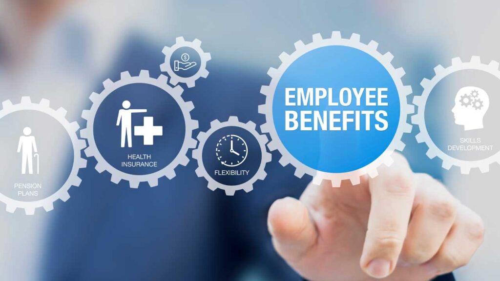 employee benefits concept graphic