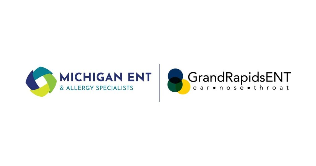 Michigan ENT & Allergy Specialists and GrandRapidsENT logos side by side