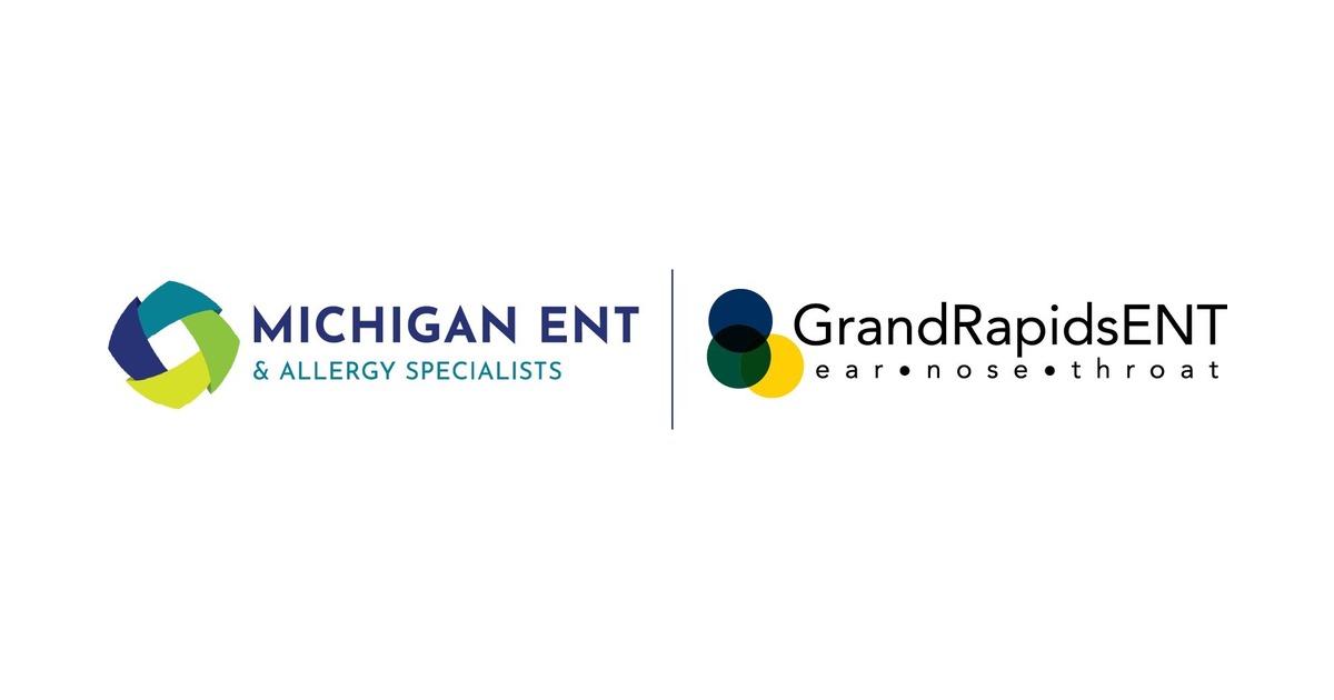 Michigan ENT & Allergy Specialists and GrandRapidsENT logos side by side